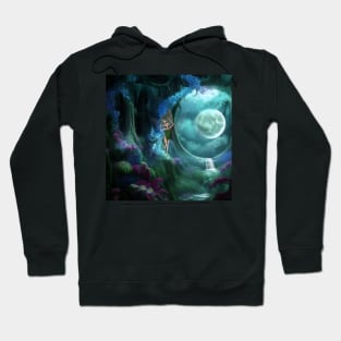 The magic of the fairy moon dancing in the moonlight Hoodie